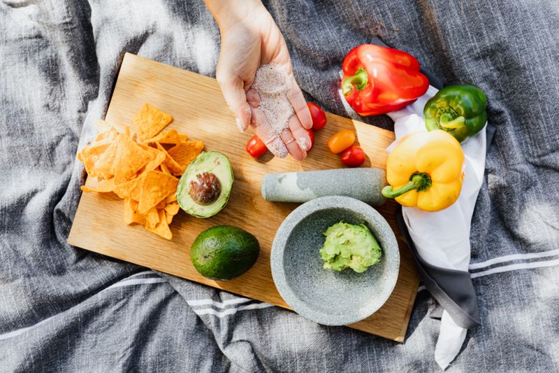 GYG Loaded Chicken Nachos with guacamole